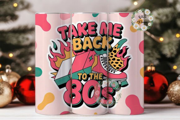 80s Retro Vibes Tumbler Wrap