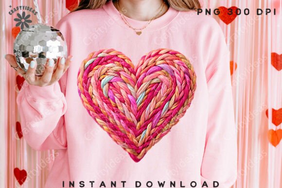 Crochet Yarn Valentine Heart Png Review