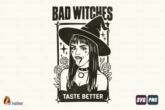 Funny Bad Witches Halloween PNG SVG Review