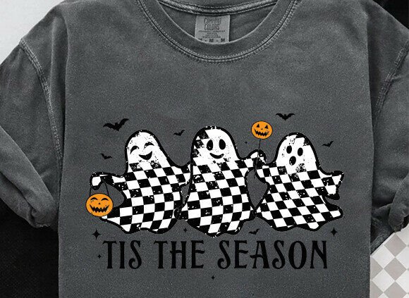 Retro Ghosts Tis the Season Checkered Review