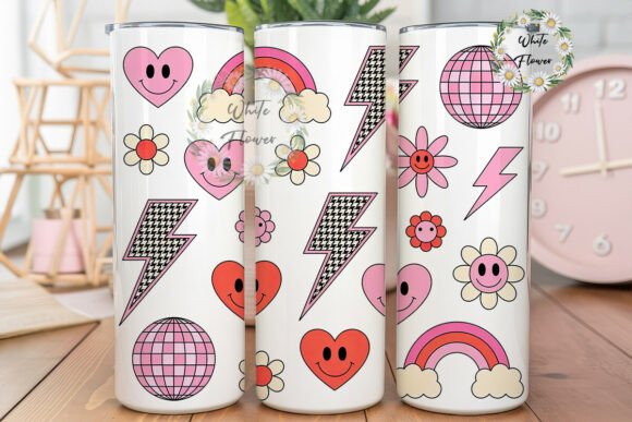 Retro Groovy Y2K 20oz Tumbler Wrap Review