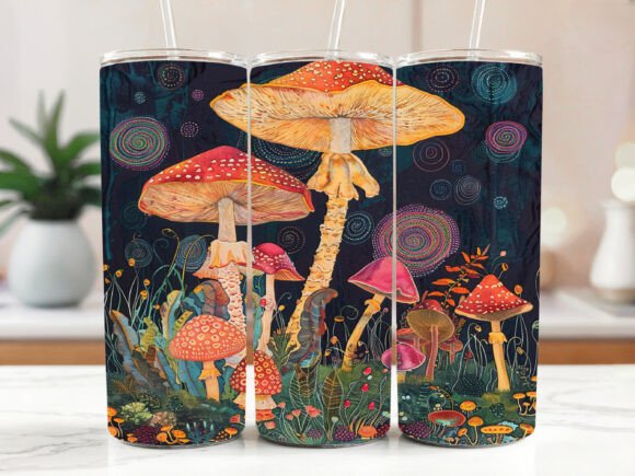 Retro Mushroom Tumbler Design Review
