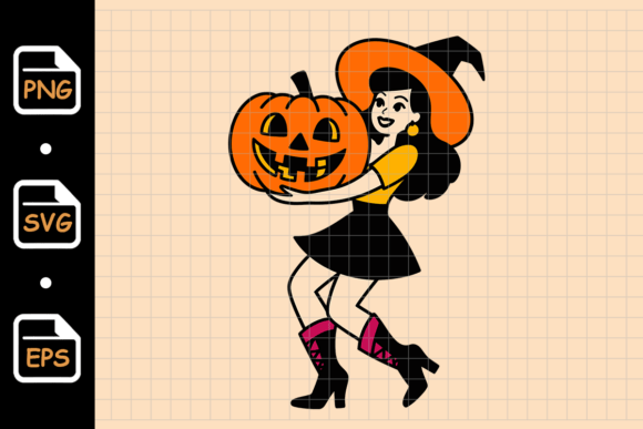 Retro Witch Girl Halloween Embroidery Review