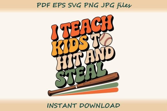 Review: I Teach Kids to Hit and Steal Embroidery Design