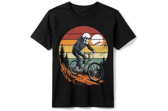 Skeleton Mountain Biker T-Shirt Review