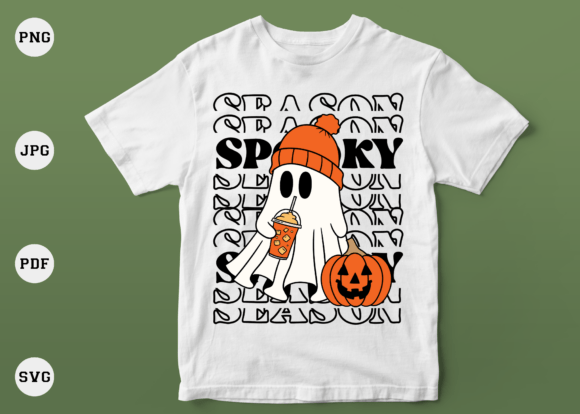 Spooky Season Png, Retro Halloween Png