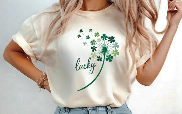 St Patrick s Day Dandelion Shamrock PNG